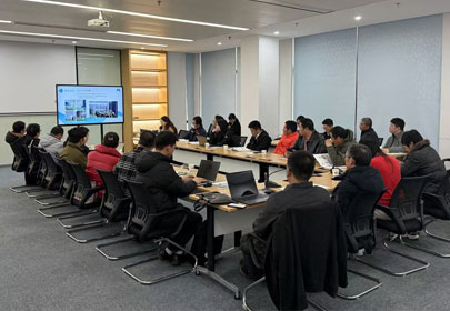 杭州市节能协会秘书长包优祥携16家企业在杭州山立展开交流座谈会